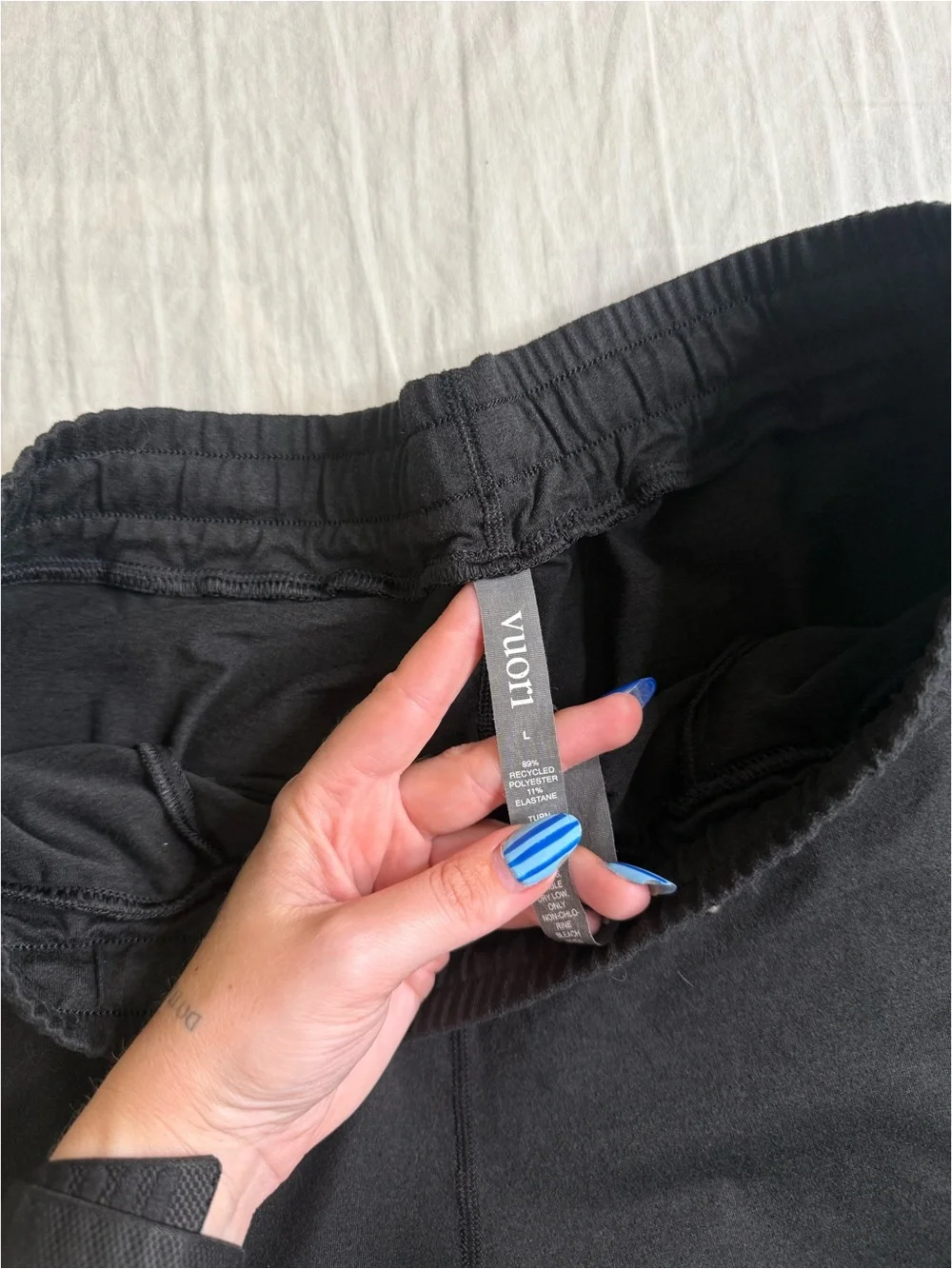 Men's Black Jogger Pants with Drawstring